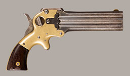 MARSTON MODEL 1864 THREE BARREL 32 DERINGER