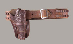 MEXICAN LOOP PATTERN HOLSTER AND BELT